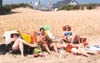Kyle_Dave_Amy_and_Emily_reading_at_beach